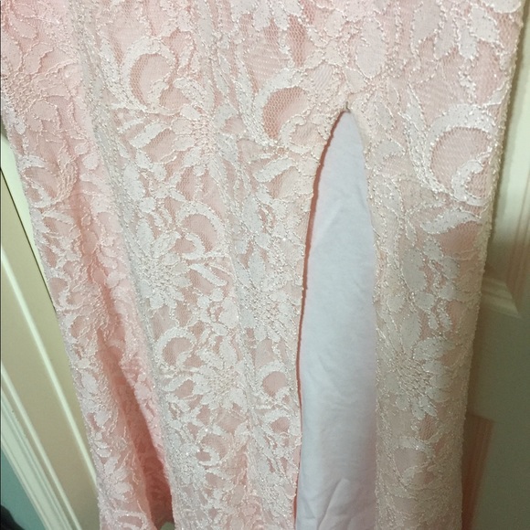 Sparkly City Triangles Two Piece Prom Dress - Picture 6 of 8